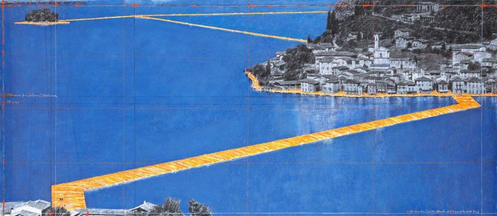 Che ci fa Christo sul lago d’Iseo
