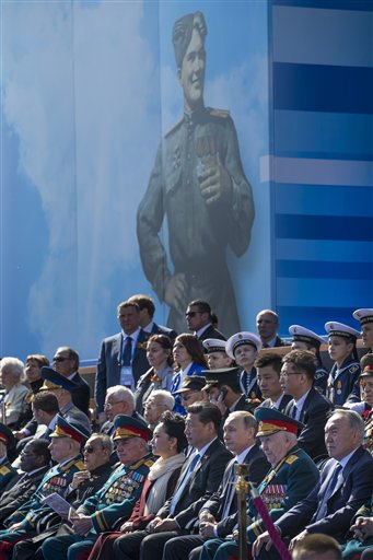 Vladimir Putin, Xi Jinping, Peng Liyuan,