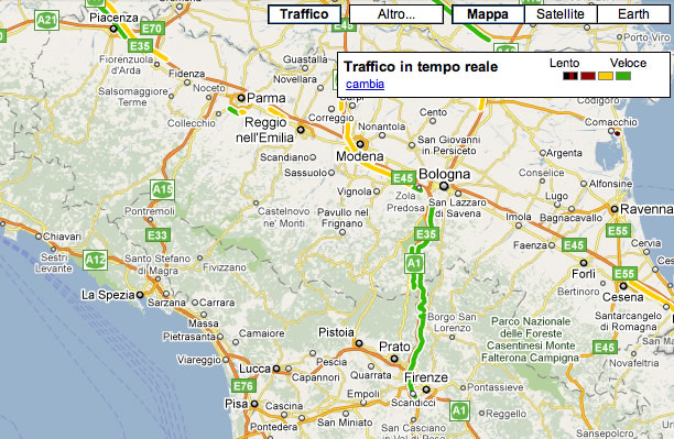 Google-Maps-Traffico
