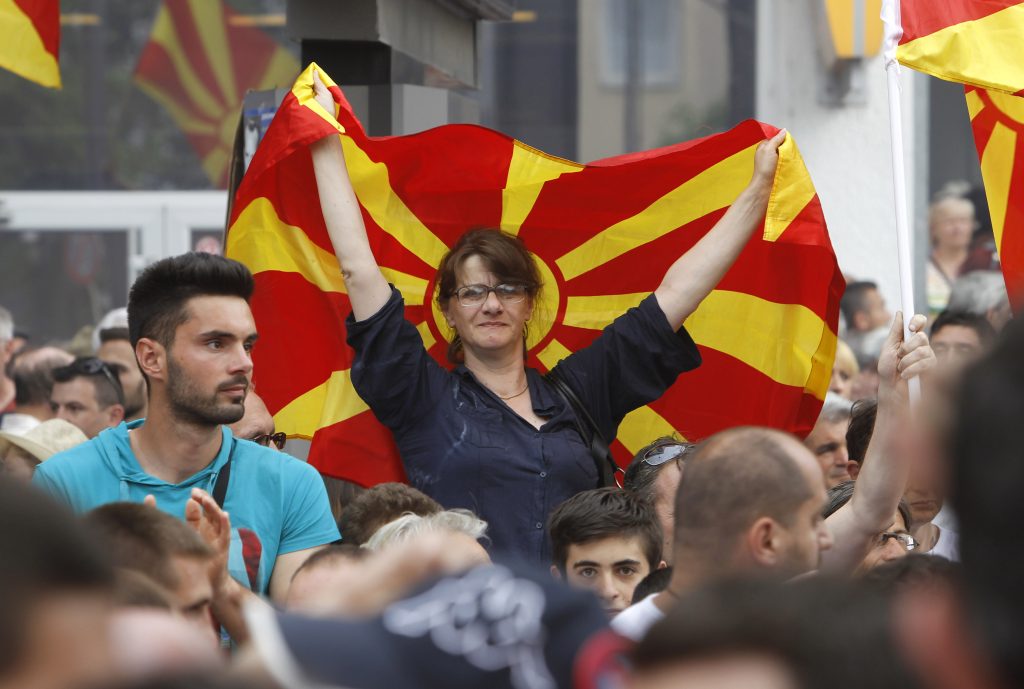 Macedonia Anti Government Protest