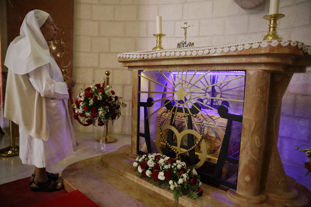 Mideast Palestinians Saints