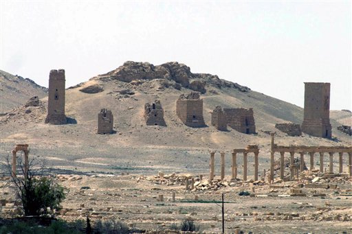 Mideast Syria Palmyra Glance