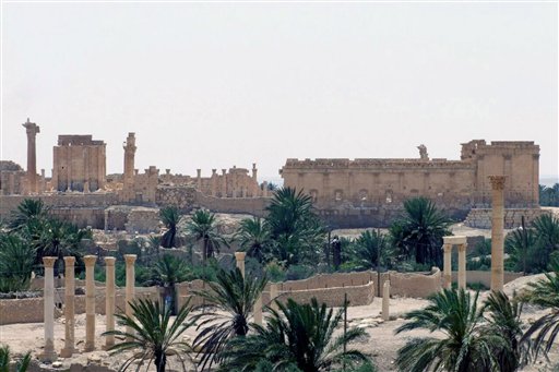Mideast Syria Palmyra Glance