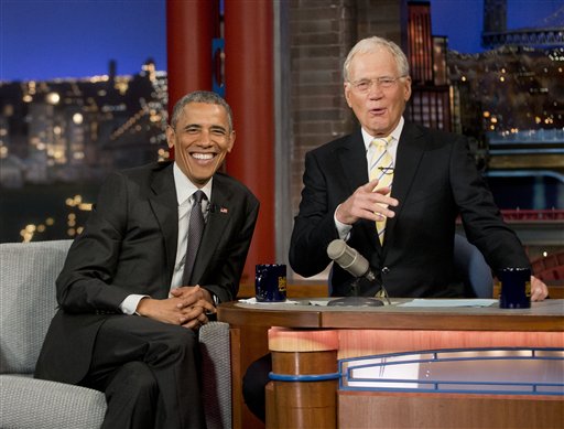 Barack Obama, David Letterman