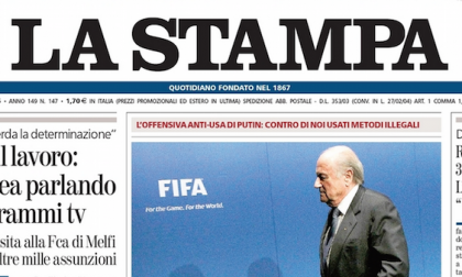 Le prime pagine di oggi venerdì 29 maggio 2015