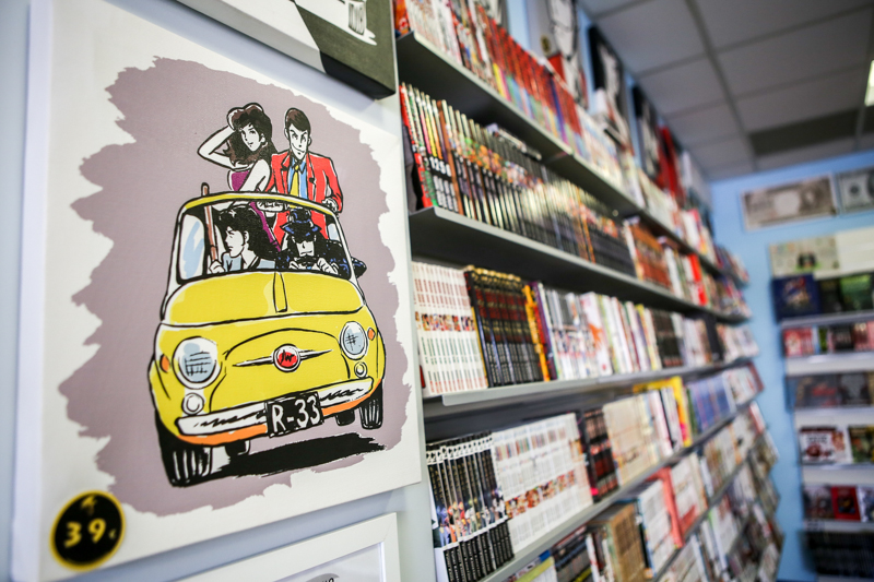 Games Academy in via Angelo Maj Tutto il mondo del fumetto è qui