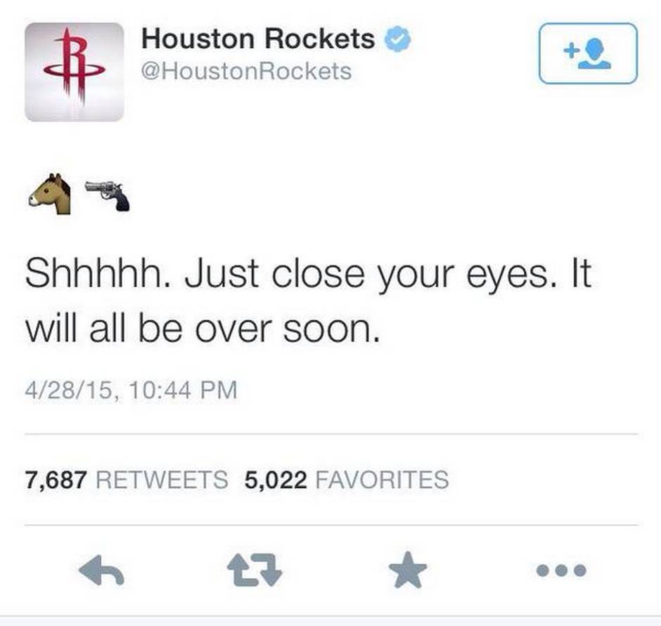 tweet houston rockets