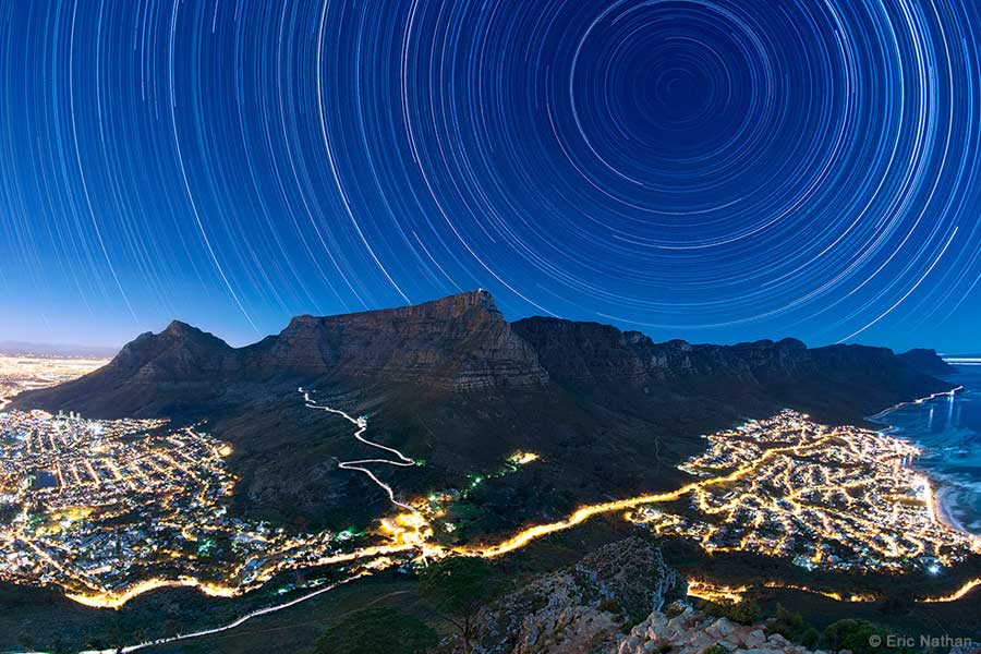 Guardate che bello il cielo stellato senza le luci artificiali del mondo