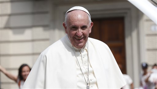 Italy Pope Holy Shroud