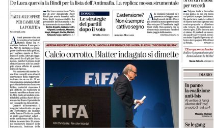 Le prime pagine dei giornali mercoledì 3 giugno 2015