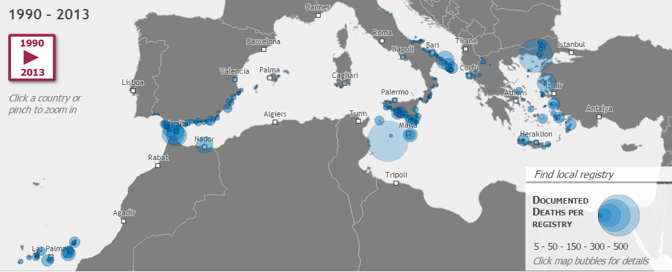 L’anagrafe dei morti in mare