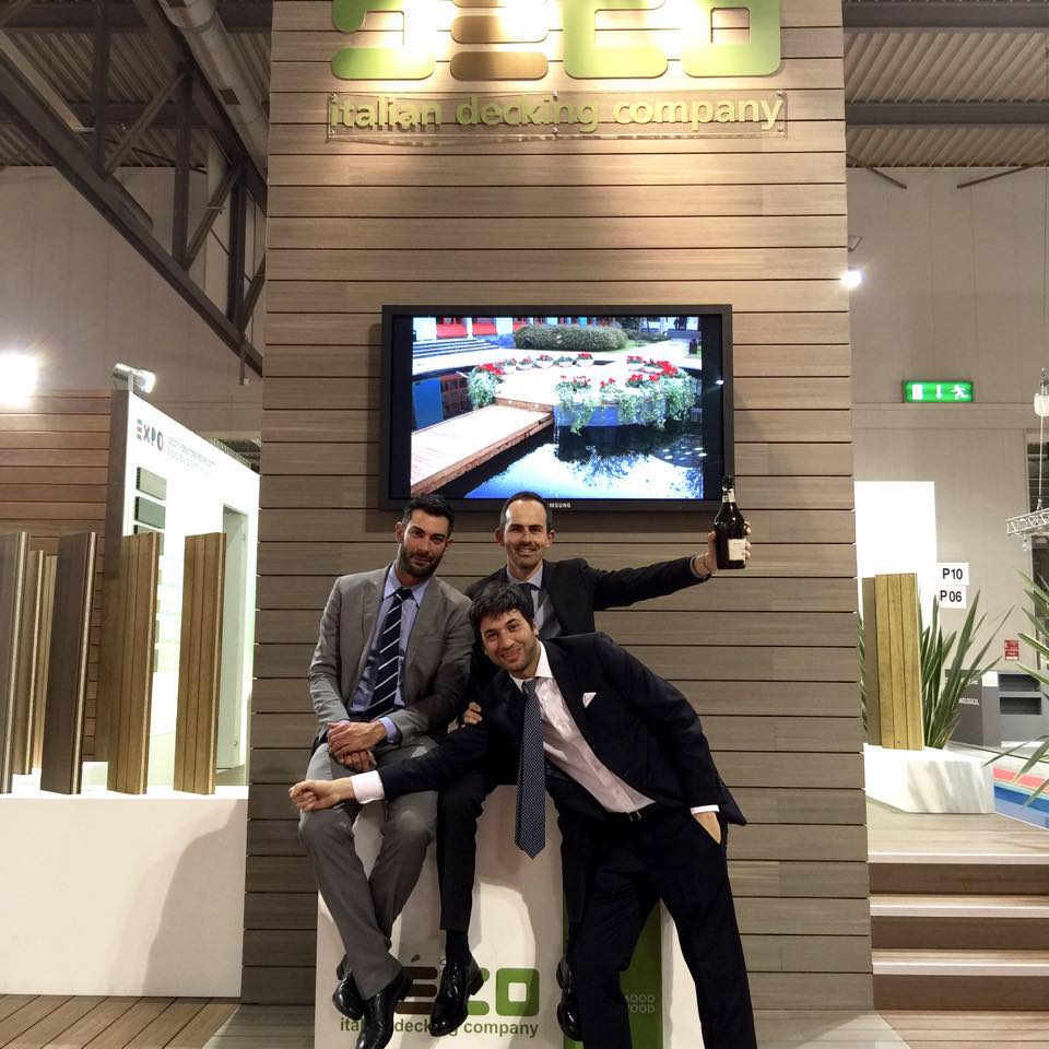 Paolo, Mattia, Lorenzo e Déco Il legno che diventa architettura
