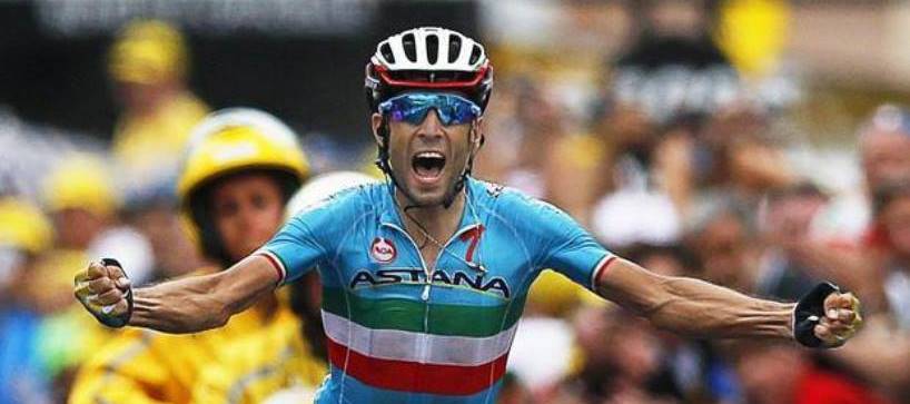 Canto di vittoria per Vincenzo Nibali