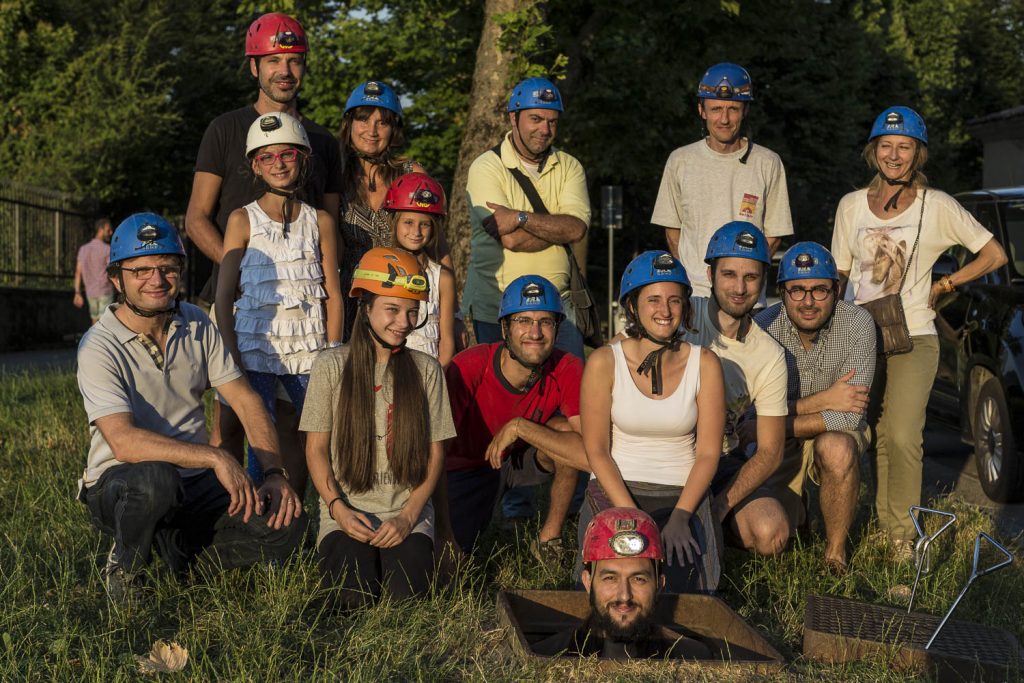 escursione speleologica la ca' matta della fare con le nottole;