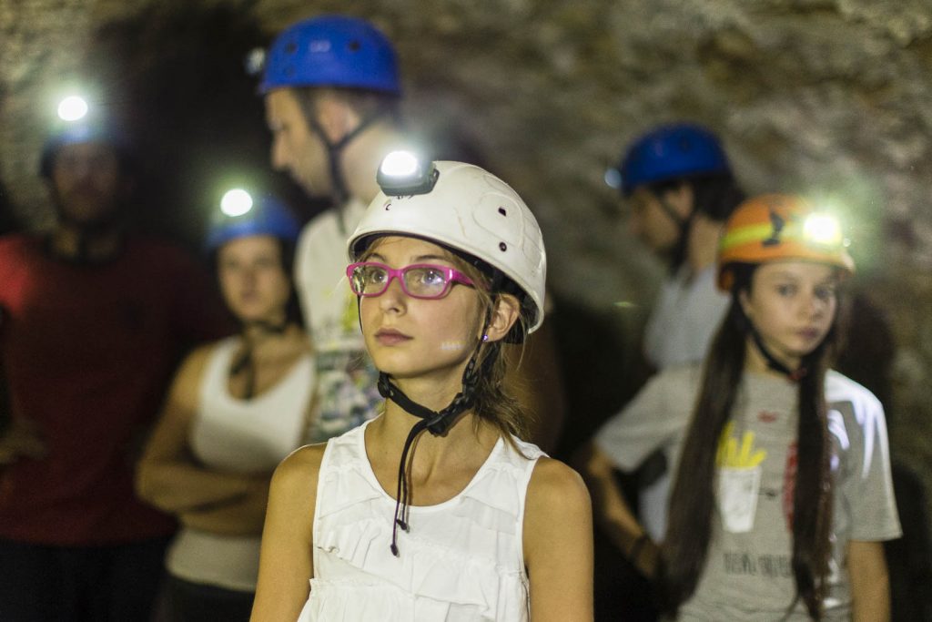 escursione speleologica la ca' matta della fare con le nottole;