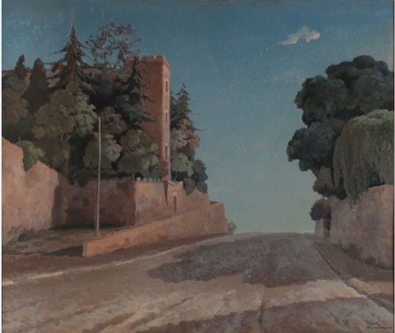 Veduta di Colle Aperto ad Art Up Il fascino enigmatico di Montanari