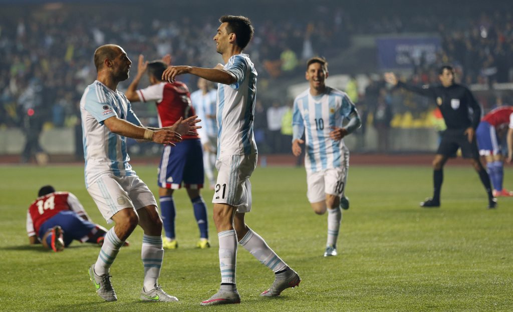 Chile Soccer Copa America Argentina Paraguay