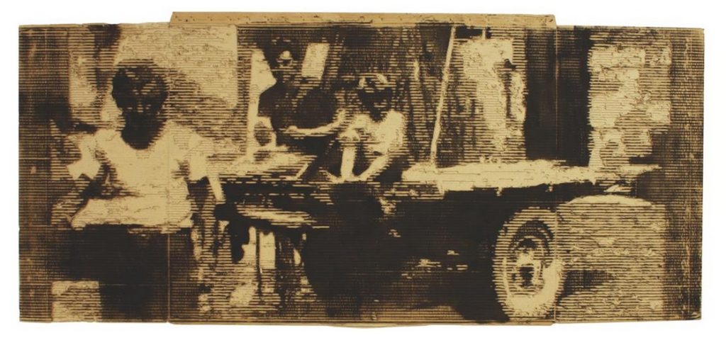 Cartoni, ricordi, volti e poesia Il viaggio di un artista bergamasco