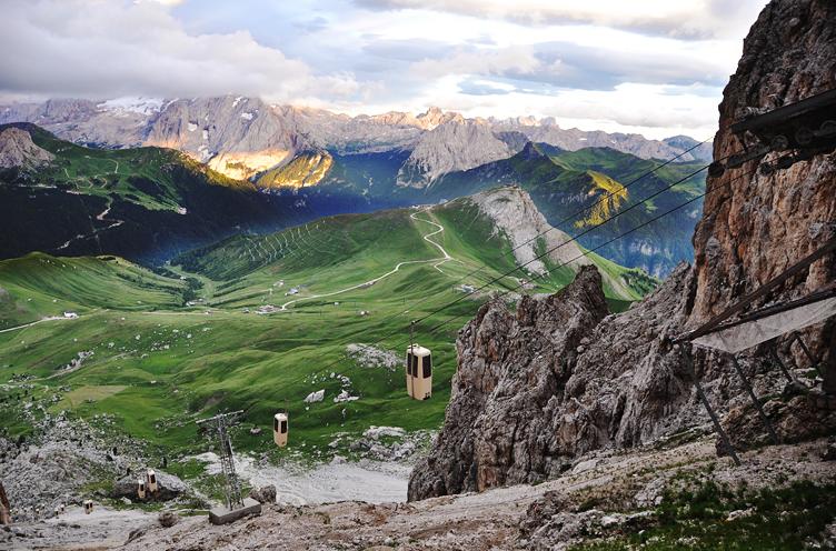 Alla Forcella del Sassolungo L’unico posto dove sperar che piova