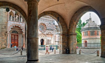 Protezione dei beni culturali: Scudo Blu a Piazza Vecchia e a quella del Duomo