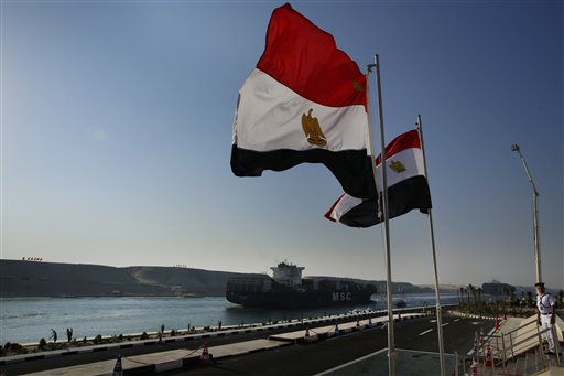 APTOPIX Mideast Egypt Suez Canal