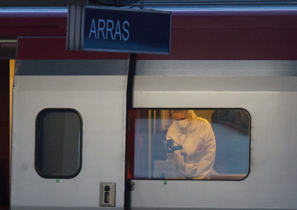 APTOPIX France Train Attack