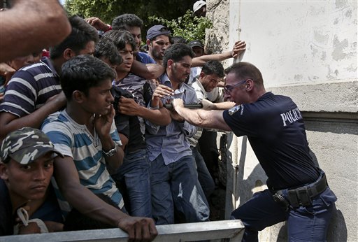 APTOPIX Greece Migrants