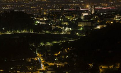 Bergamo di notte - Antonio Milesi