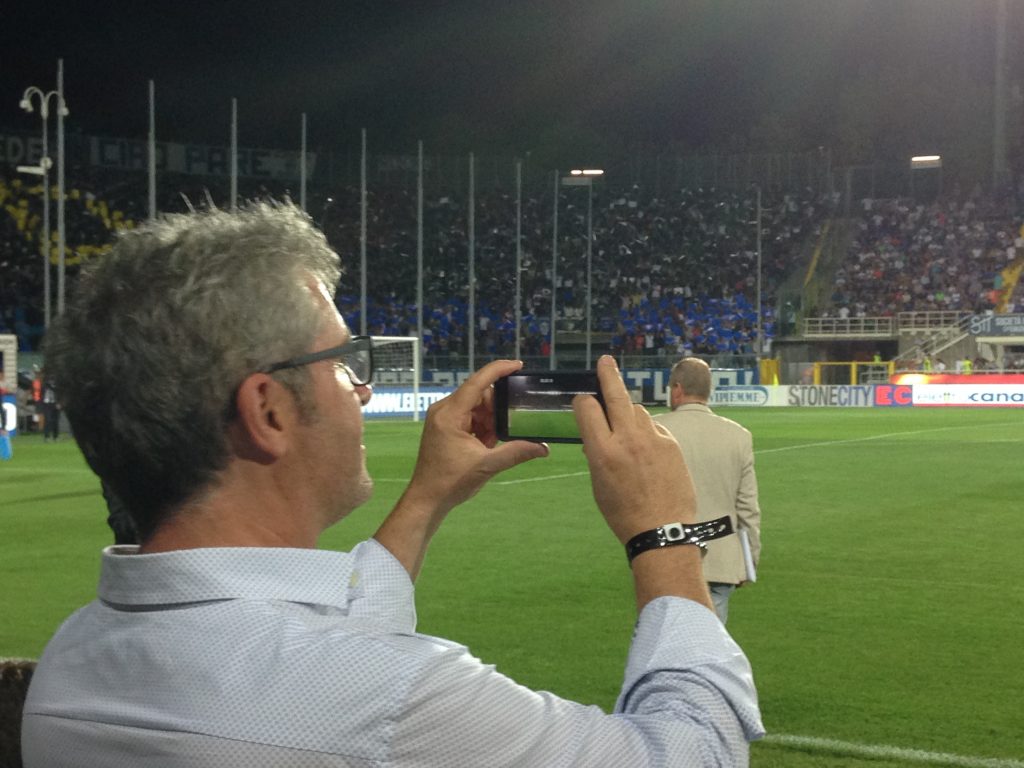 atalanta - frosinone, pitch view