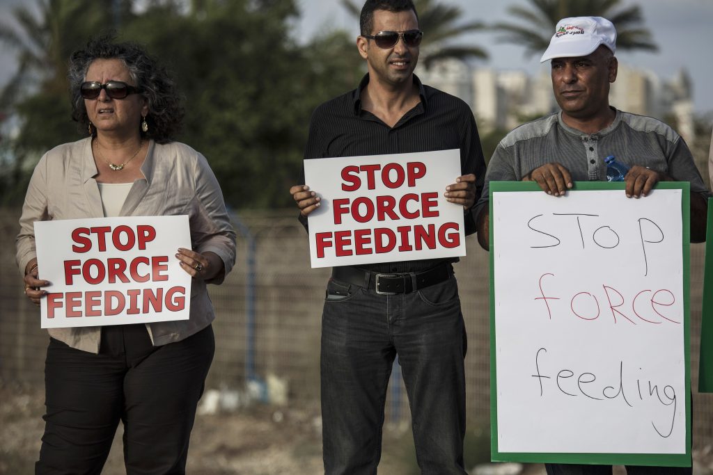 Mideast Israel Force Feeding