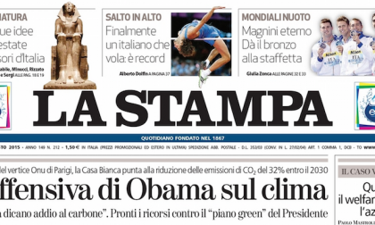 Le prime pagine dei giornali lunedì 3 agosto 2015