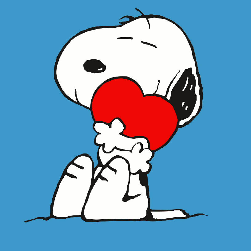 Snoopy_and_heart_vector_by_HaNaDuNk