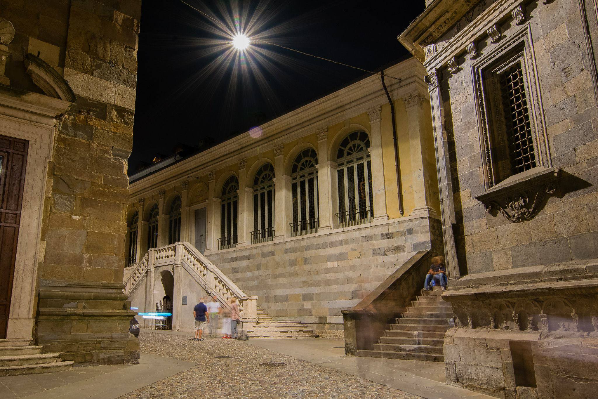 Bergamo di notte - Luca Caslini