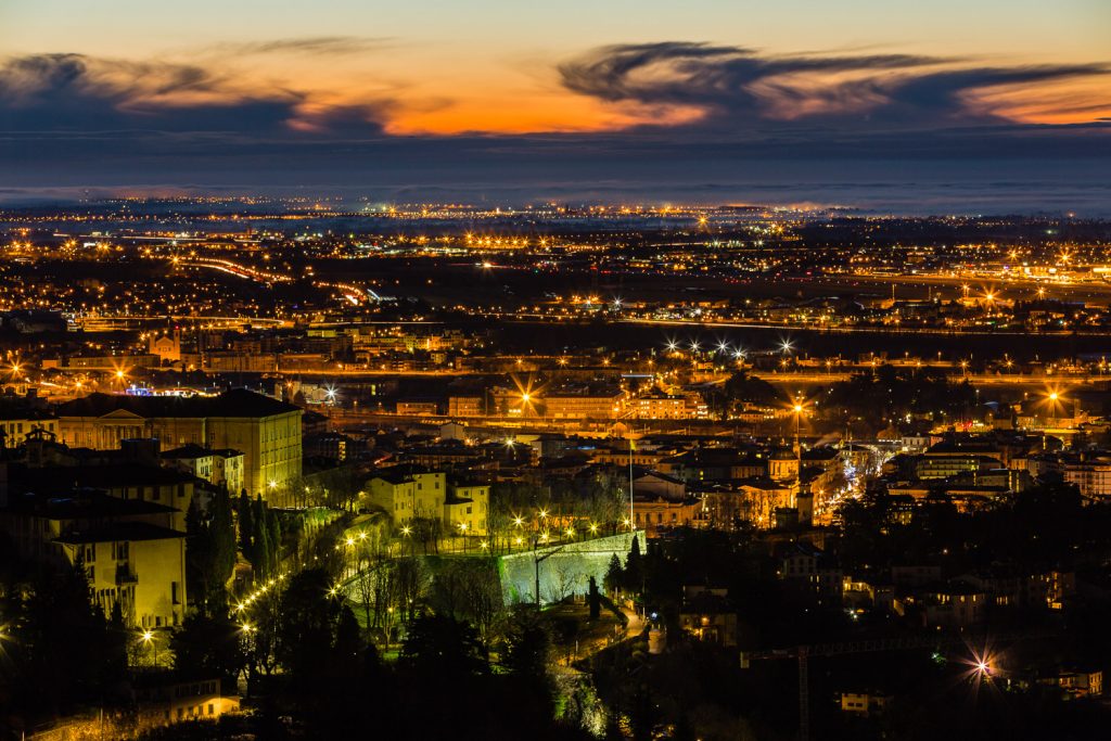 Bergamo di notte