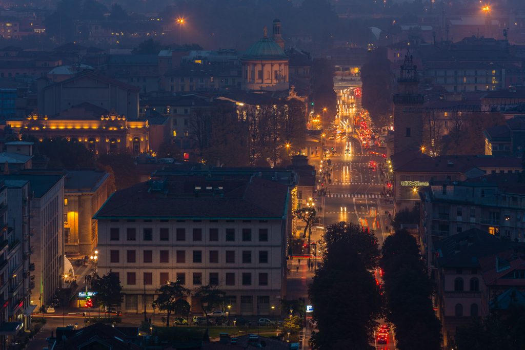 Bergamo di notte