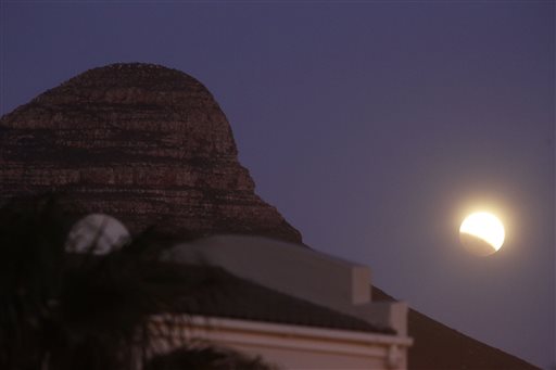 South Africa Supermoon Eclipse