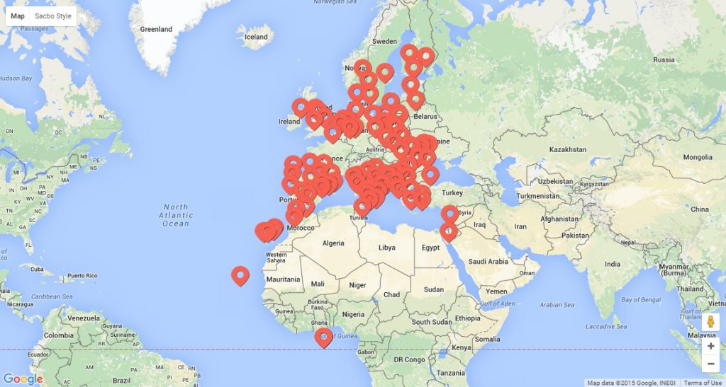 Mappa Destinazioni Orio al Serio