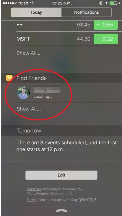 find-my-friends-in-the-notification-centre