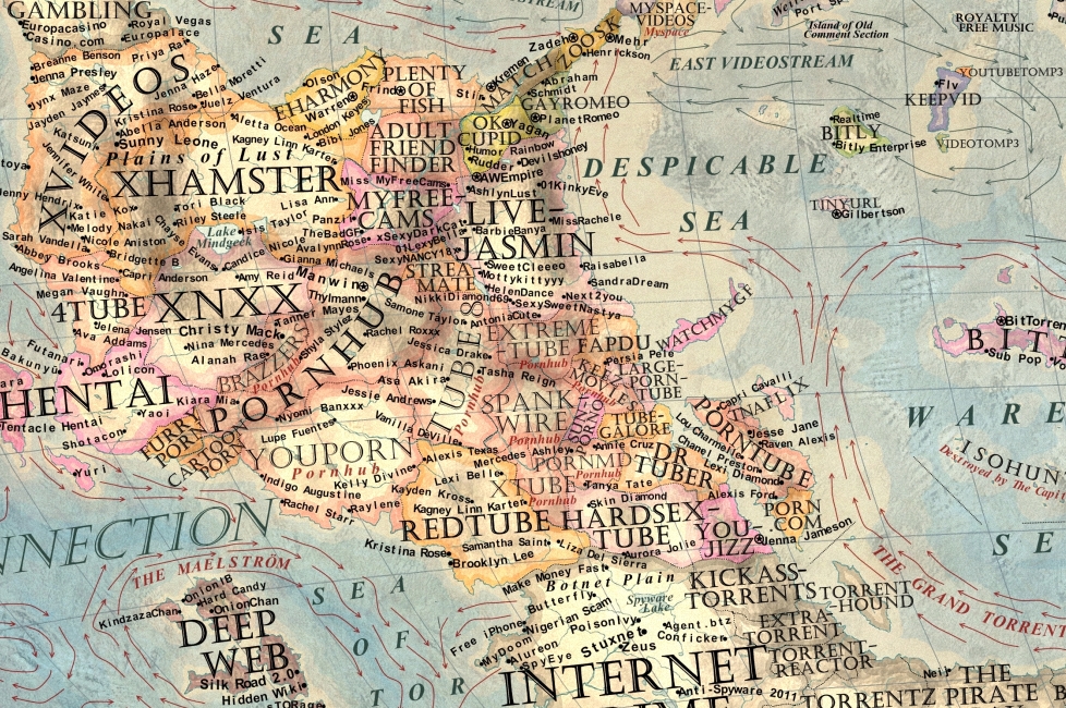 La mappa mondiale degli stereotipi e altre, geniali, create da un ragazzo