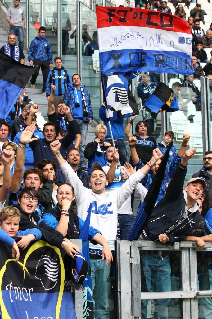 Juventus-Atalanta, tifosi Atalantini in trasferta