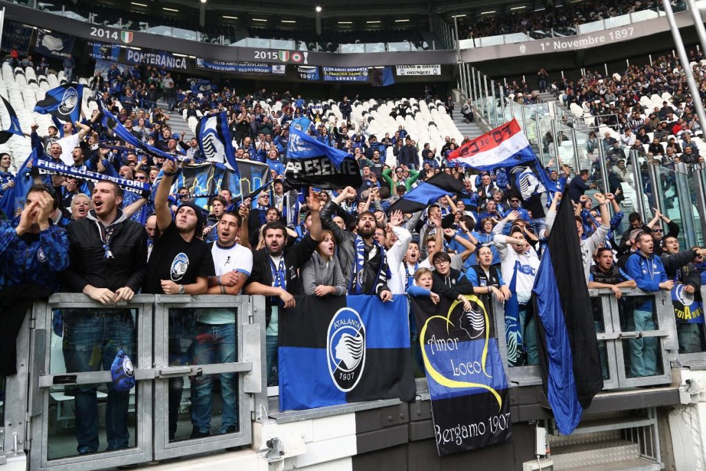 Juventus-Atalanta, tifosi Atalantini in trasferta