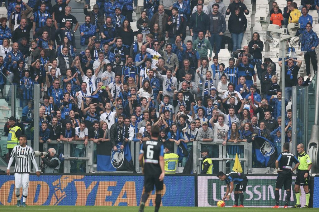 Juventus-Atalanta, tifosi Atalantini in trasferta