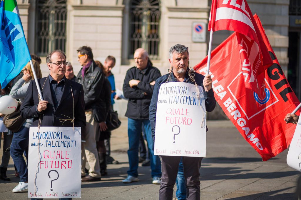 Manifestazione lavoratori Italcementi-4