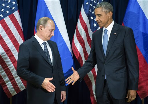 Barack Obama, Vladimir Putin