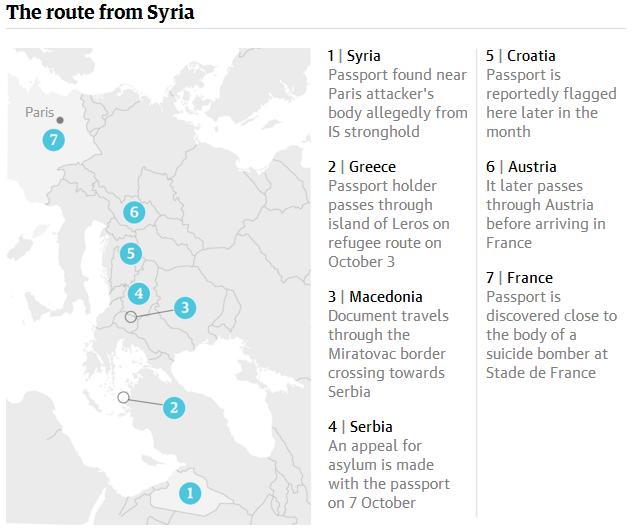 Viaggio attentatore siriano