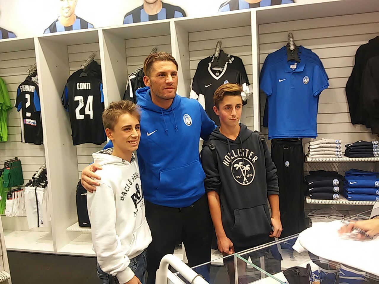 L’abbraccio di Bergamo a Stendardo «Un privilegio sentire questo calore»