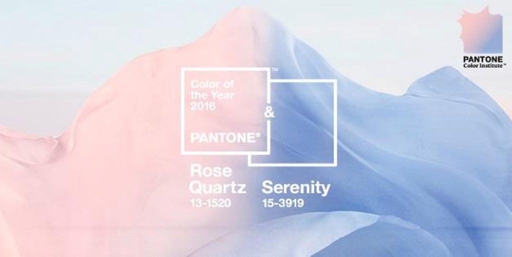 Hanno eletto il colore dell’anno Sono due, Rose Quartz e Serenity