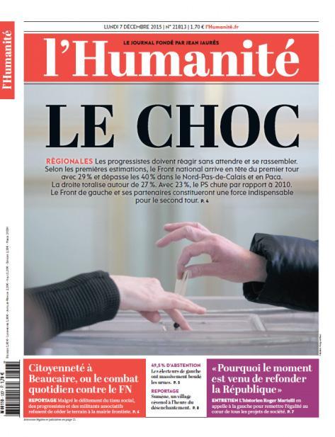 Francia: "Choc", stesso titolo in prima per Figaro e Humanité