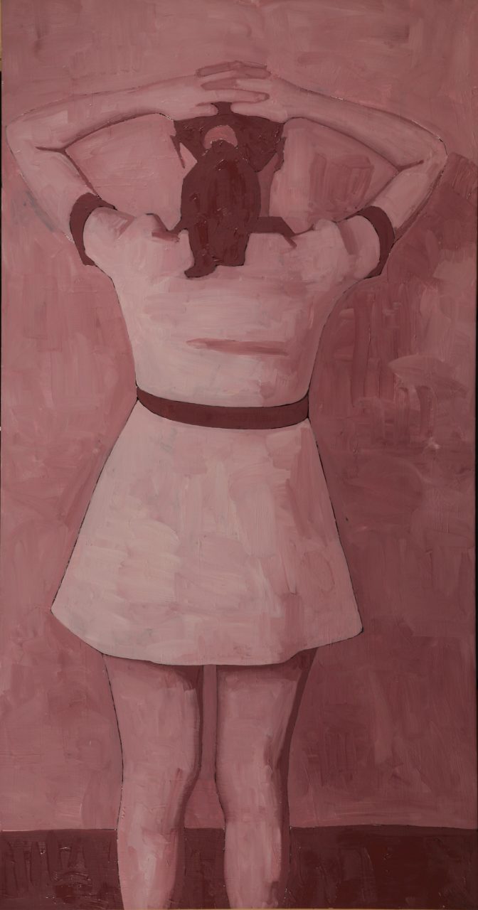 La pittura monocroma di Mendoza per l’ultimo appuntamento di Art Up