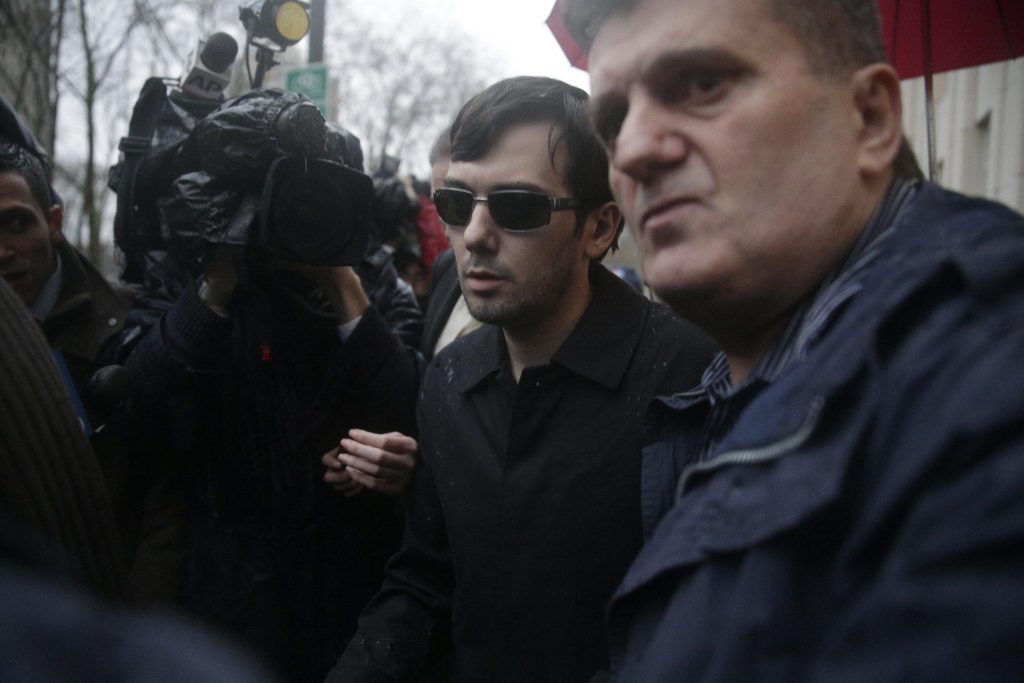 Martin Shkreli charged with defrauding investors